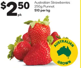Woolworths Australian Strawberries offer