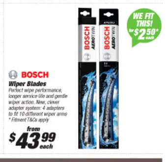 SuperCheap Auto Bosch Wiper Blades offer