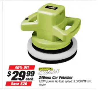 SuperCheap Auto Shop Series 240mm Car Polisher offer