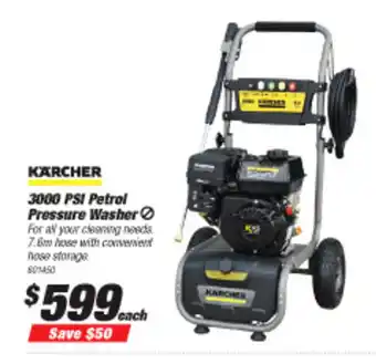 K'A'RCHER - 3000 PSI Petrol Pressure Washer