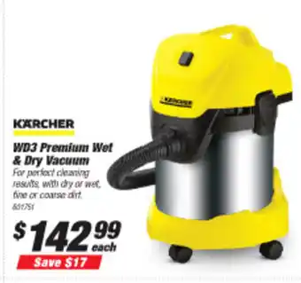 SuperCheap Auto K'A'RCHER - WD3 Premium Wet & Dry Vacuum offer