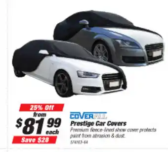 SuperCheap Auto CoverALL Prestige Car Covers offer