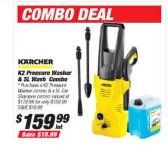 SuperCheap Auto K'A'RCHER K2 Pressure Washer & 5L Wash Combo offer