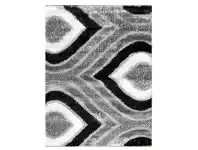 LivingStyles Evangela Luxury Shaggy Rug, 160x230cm, Grey offer