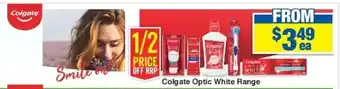 My Chemist Colgate Optic White Range offer
