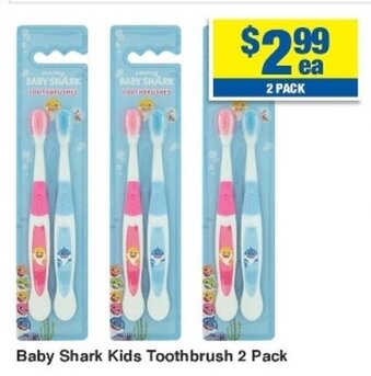 My Chemist Baby Shark Kids Toothbrush 2 Pack offer