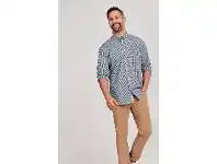 Harris Scarfe U.S. Polo Assn. Long Sleeve Gingham Shirt with Embroidery Pocket Logo offer