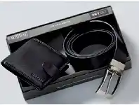 Harris Scarfe Milleni Leather Wallet & Belt offer