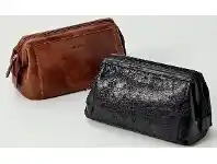 Harris Scarfe Pierre Cardin Leather Toiletry Bag offer