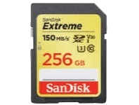 Teds Cameras Sandisk Extreme 256GB SDHC Card offer