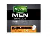 Cincotta Chemist Depend Shields for Men 14 Pack offer