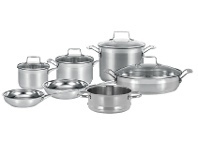 Harris Scarfe Scanpan 7pc Impact Stainless Steel Cookset offer