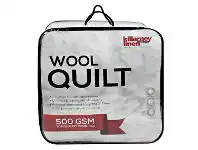 Harris Scarfe Killarney Linen 500GSM Winter Weight Wool Quilt offer