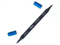 Officeworks Born Professional Brush Marker Napoleon Blue offer