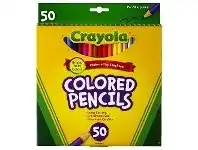 Officeworks Crayola Coloured Pencils 50 Pack offer