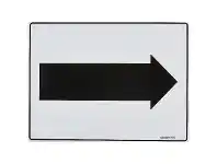 Officeworks Sandleford Arrow Sign 300 x 225mm offer