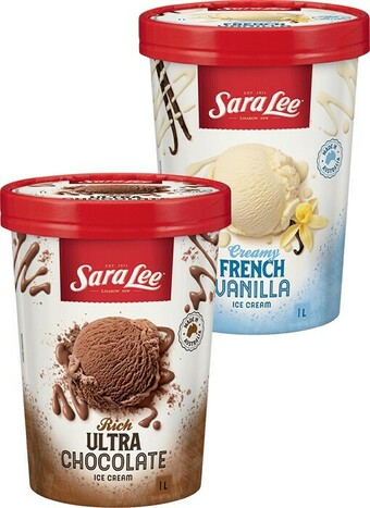 IGA Sara Lee Ice Cream 1 Litre Selected Varieties offer