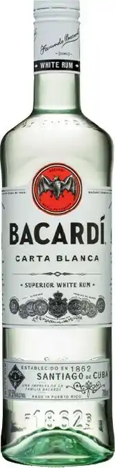 IGA Bacardi Carta Blanca 700mL offer