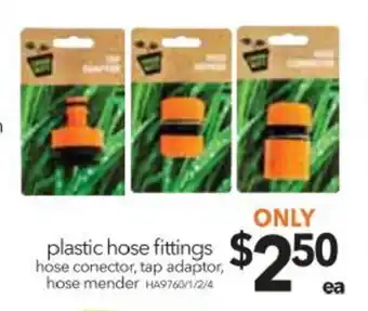 Plastic Hose Fittings