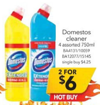 Cheap as Chips Domestos Cleaner 750ml offer