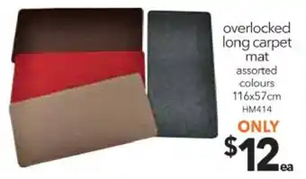 Cheap as Chips Overlocked Long Carpet Mat offer
