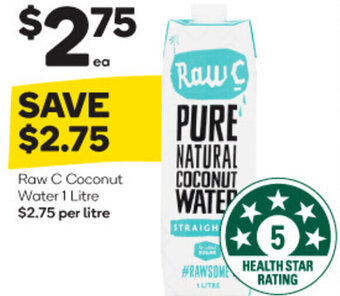 Woolworths Raw C Coconut Water 1 Litre offer
