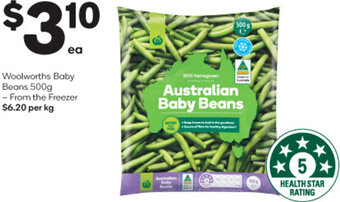 Woolworths Woolworths Baby Beans 500g offer
