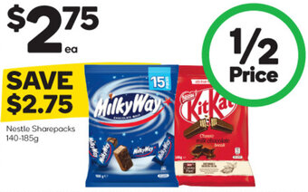 Woolworths Nestle Sharepacks 140-185g offer