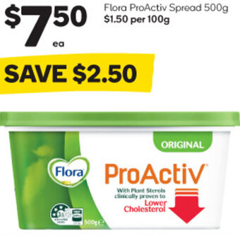 Woolworths Flora ProActiv Spread 500g offer