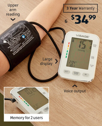 ALDI Blood Pressure Monitor offer