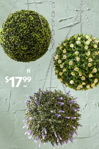 Artificial Topiary Balls