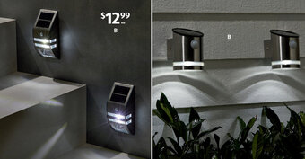 ALDI Solar Step or Wall Light offer