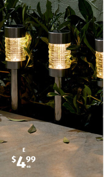 ALDI Solar Bollard Light offer