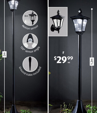 ALDI Solar Post Light or Post/Wall Light offer