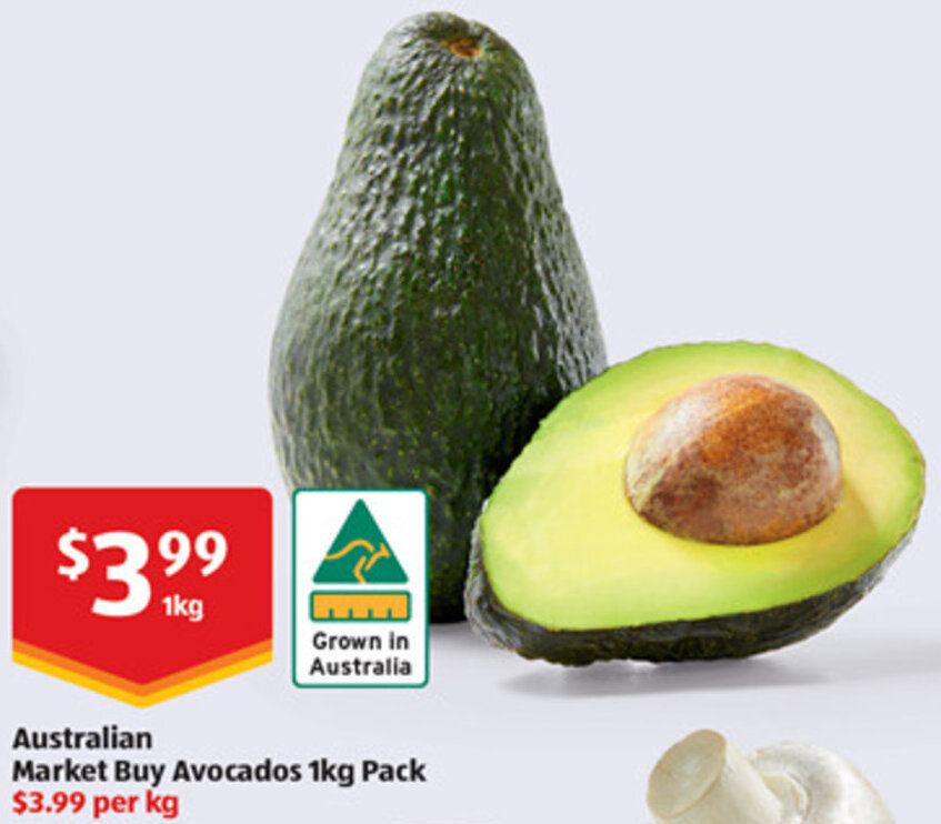 Australian Market Buy Avocados 1kg Pack offer at ALDI