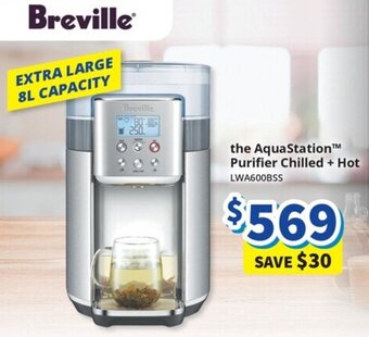 Bi-Rite Breville the AquaStation™ Purifier Chilled + Hot LWA600BSS offer