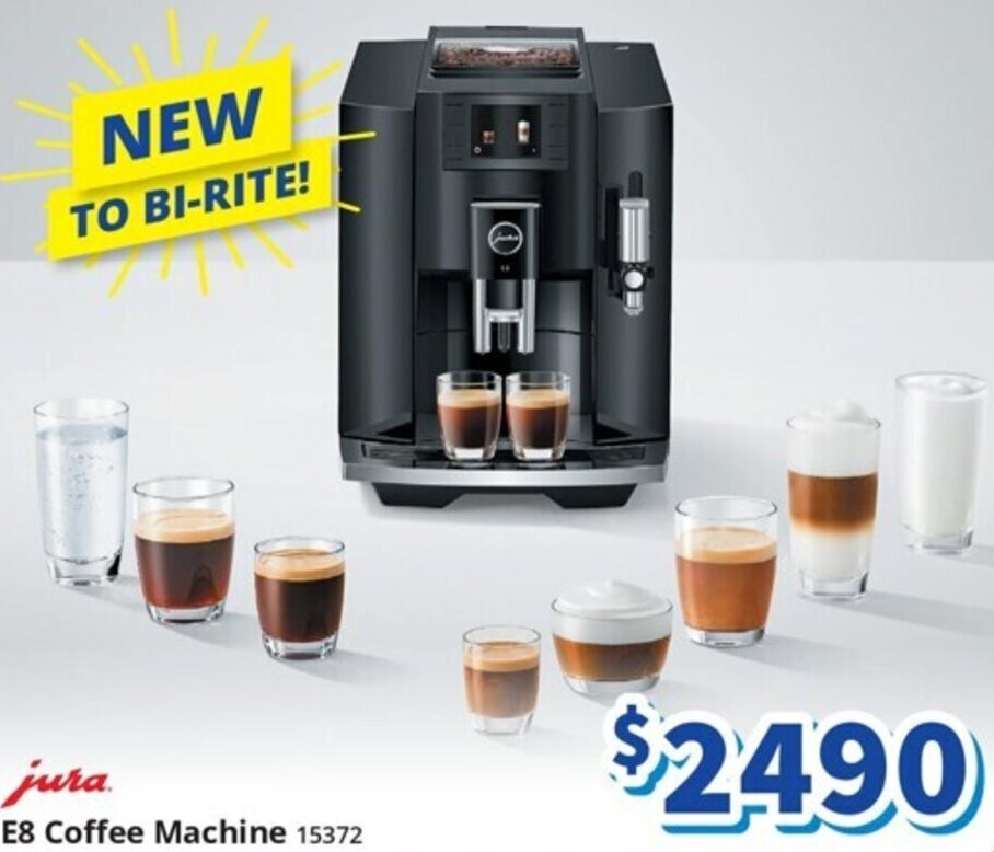 jura E8 Coffee Machine 15372 . offer at BiRite