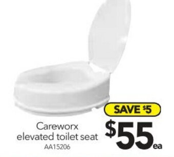 Cheap as Chips Careworx Elevated Toilet Seat offer