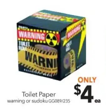 Cheap as Chips Toilet Paper offer