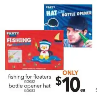 Fishing for Floaters or Bottle Opener Hat