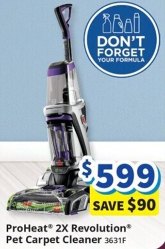 ProHeat® 2X Revolution® Pet Carpet Cleaner 3631F
