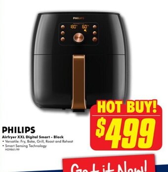 The Good Guys PHILIPS Airfryer XXL Digital Smart - Black offer