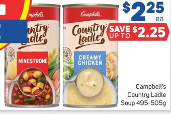 Foodland Campbell's Country Ladle Soup 495-505g offer
