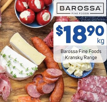Foodland Barossa Fine Foods Kransky Range offer