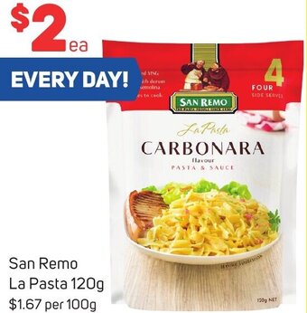 Foodland San Remo La Pasta 120g offer