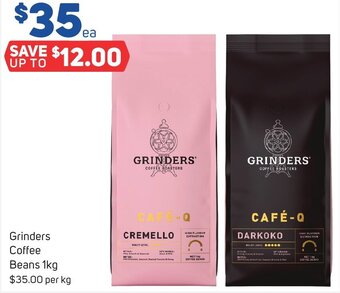 Foodland Grinders Coffee Beans 1kg offer