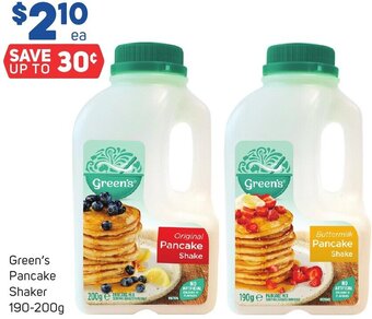 Foodland Green's Pancake Shaker 190-200g offer