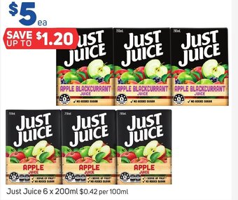 Foodland Just Juice 6 x 200ml offer