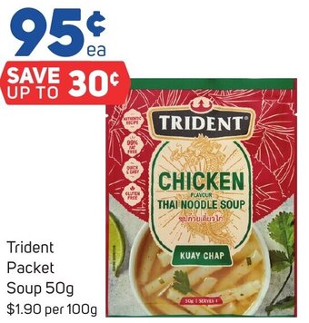 Foodland Trident Packet Soup 50g offer
