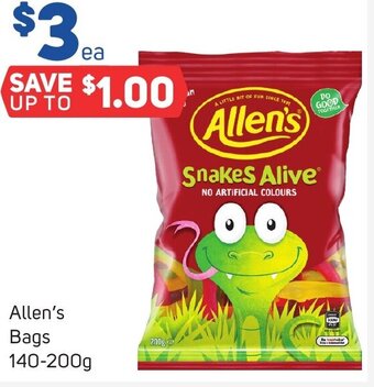 Foodland Allen's Bags 140-200g offer